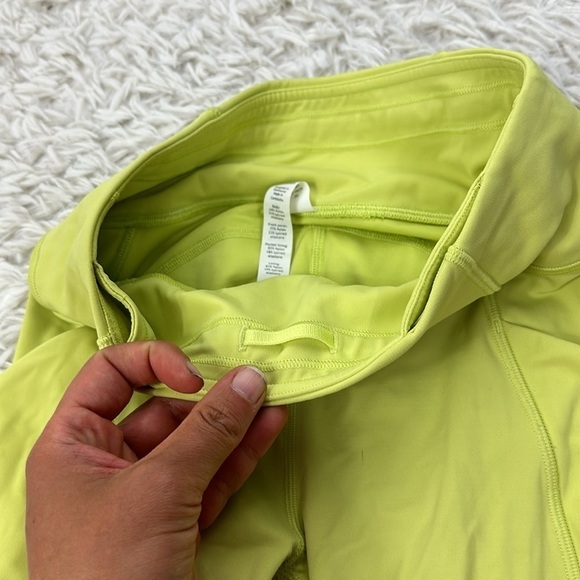 Lululemon Time To Sweat Crop 23" Lemon Vibe - Picture 4 of 6
